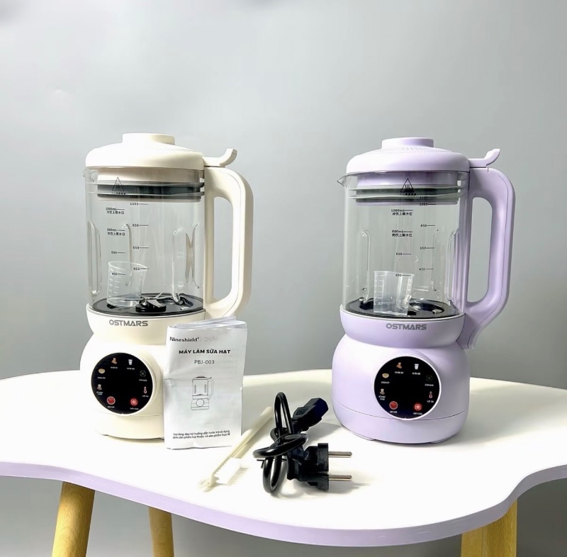 Review Máy Làm Sữa Hạt OSTMARS 1100ml Bản Tiếng Việt: Đa Năng, Xay Nhuyễn Mịn, Giá Hạt Dẻ